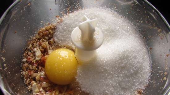 Galletas de requesón con relleno de nueces