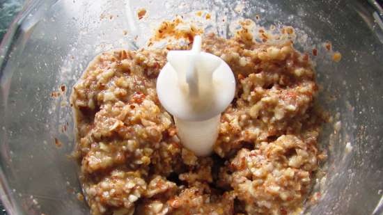 Cottage cheese biscuits with nut filling