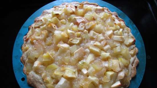 Pastel jugoso Manzanas con miel