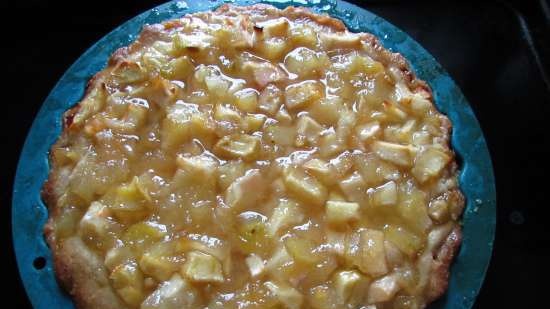 Pastel jugoso Manzanas con miel