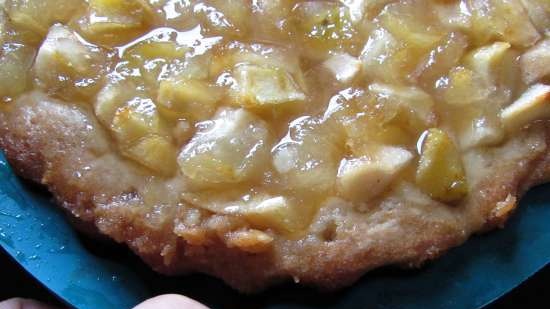 Pastel jugoso Manzanas con miel