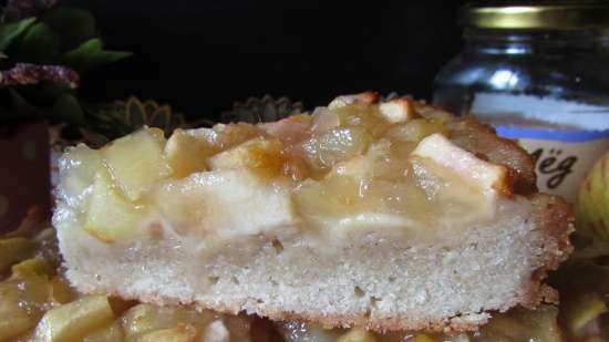 Pastel jugoso Manzanas con miel