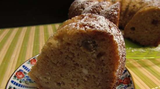 Appelmuffincake met zoete kwark (geen boter)