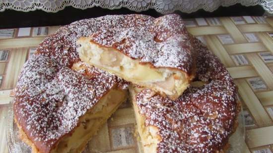 Torta a spicchi di mele