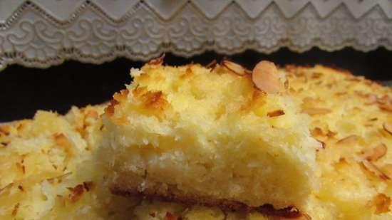 Pineapple-coconut pie