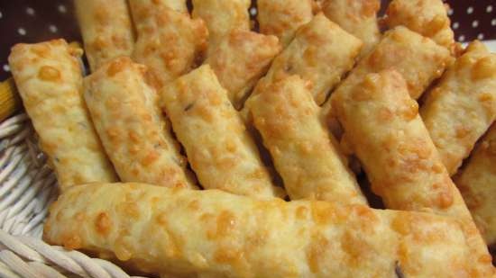 Cheese sticks with cumin