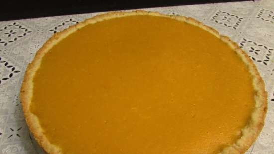 Pumpkin pie with condensed milk