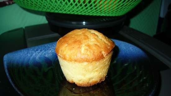 Muffin di mais con banana