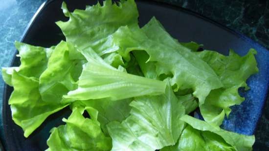 Cold smoked mackerel salad