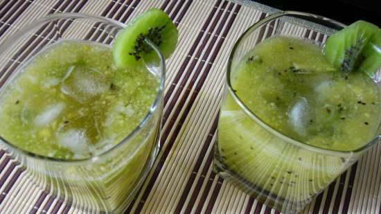 Kiwi e bevanda alla mela