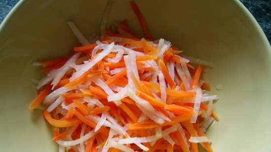 Beetroot, Carrot at Celery Root Salad