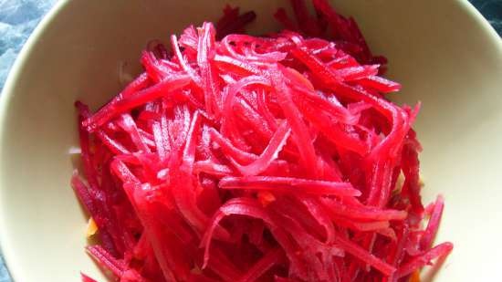 Beetroot, Carrot at Celery Root Salad