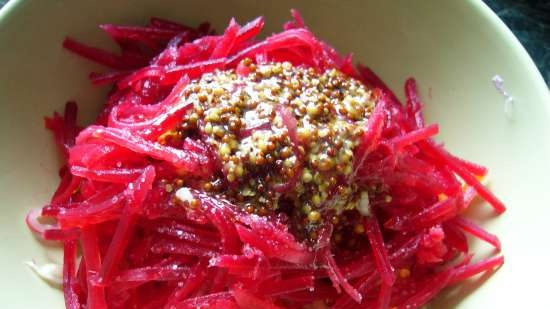 Beetroot, Carrot at Celery Root Salad