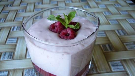 Raspberry Dessert Double Layer