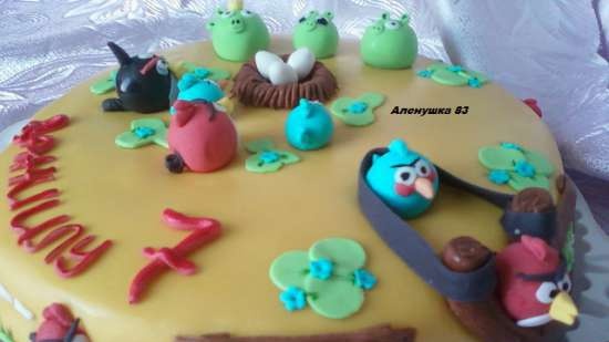 เค้ก Angry Birds