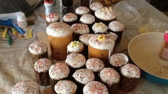 Kulich with Myasoedovskaya in the oven (master class)