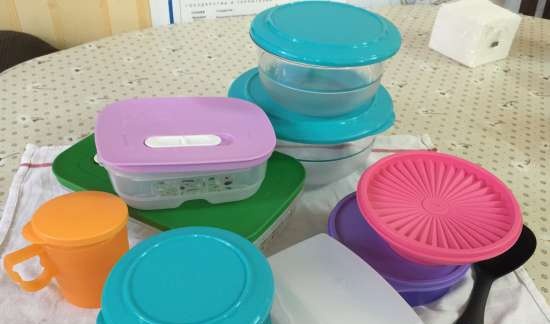 Plastic dishes Tupperware - reviews