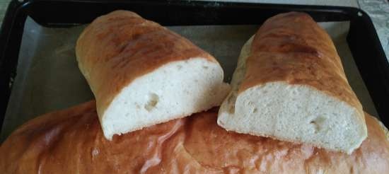 Pane rustico (su pasta lunga)