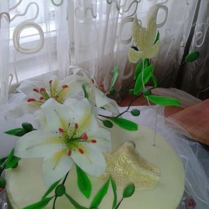 Mga cake ng bulaklak