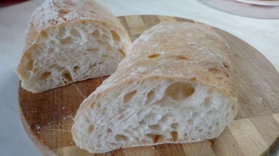 Pane artigianale senza impastare