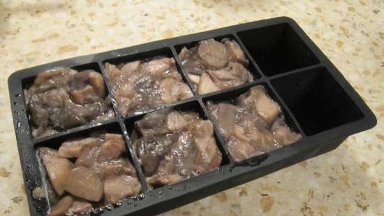 Preparation of meatballs and not only in silicone ice molds