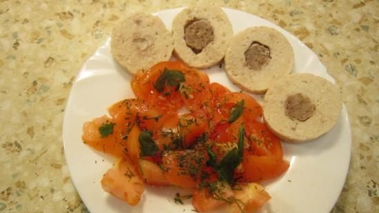 Preparation of meatballs and not only in silicone ice molds