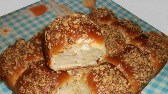 High-calorie buns (GOST recipe in a bread machine)