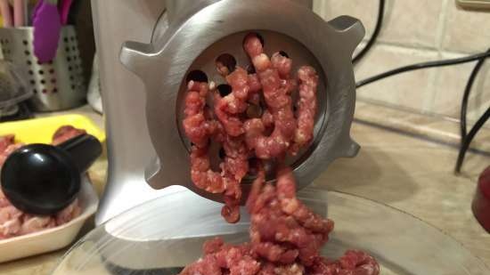 Beef-pork sausage (multicooker Steba SV2)