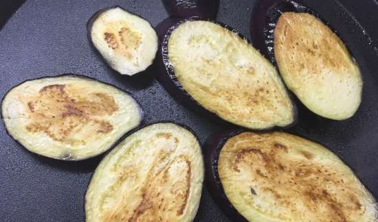 Albergínia al forn amb formatge, pebre i tomàquets (Multicuisine DeLonghi)