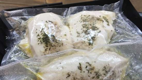 Chicken breast SousVide with Parmesan according to Onegin (Steba SV2)