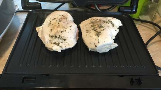 Chicken breast SousVide with Parmesan according to Onegin (Steba SV2)