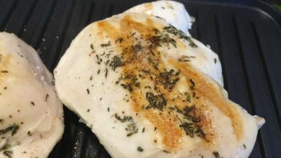 Chicken breast SousVide with Parmesan according to Onegin (Steba SV2)