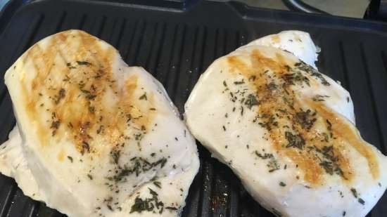 Chicken breast SousVide with Parmesan according to Onegin (Steba SV2)