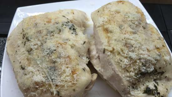 Chicken breast SousVide with Parmesan according to Onegin (Steba SV2)