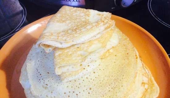 Vla pannenkoeken met kefir