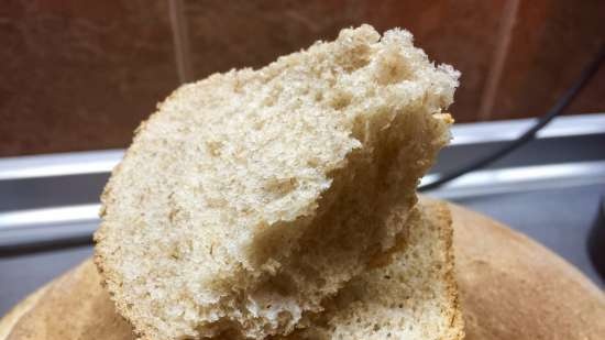 Pan de centeno de trigo y suero