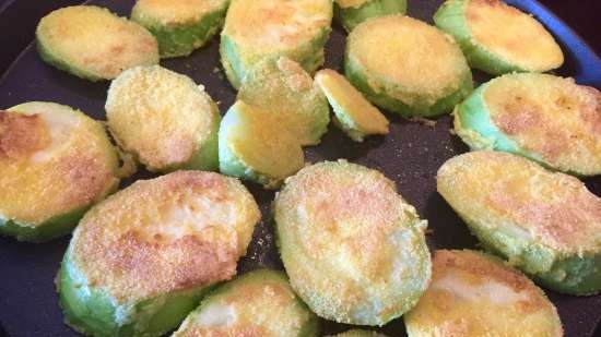 Courgette met een gouden korst (Tristar PZ-2881 multi-oven)