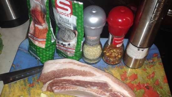 Pancetta di maiale speziata (Sousvide Steba SV-1)