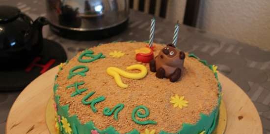 Torte basate sul cartone animato Winnie the Pooh e tutto, tutto, tutto