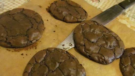 Biscotti brownie al cioccolato