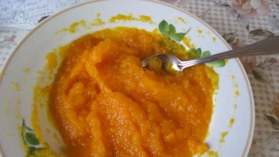 Focaccia con calabaza (focaccia con la zucca)