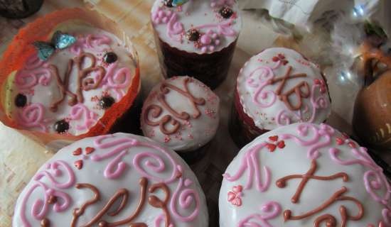 Kulich con Myasoedovskaya en el horno (clase magistral)