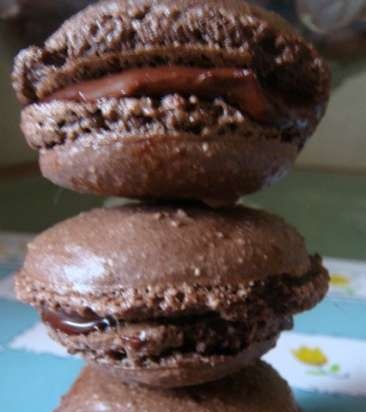 Sjokolademakroner (Macarons au chocolat)