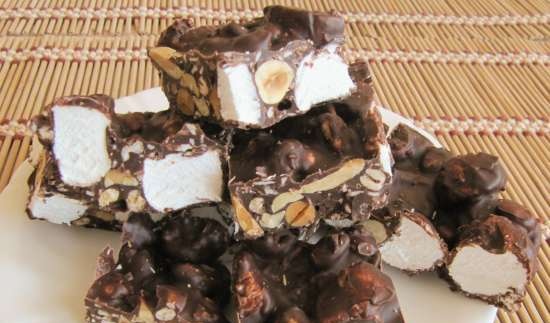 Σοκολάτα με ξηρούς καρπούς (Decadent Chocolate Bark)