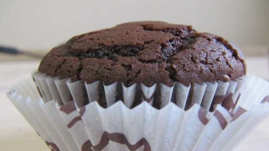 Muffin alla crema pasticcera al cioccolato