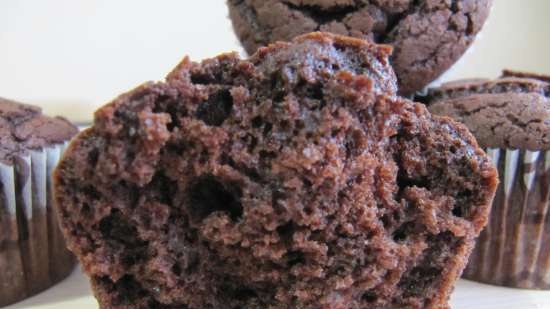 Muffin alla crema pasticcera al cioccolato