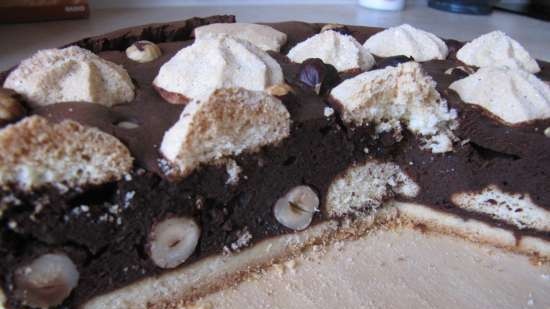 Chocolate-nut tart