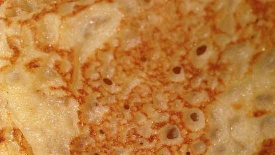 Vla pannenkoeken met kefir