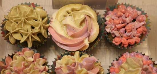 Cupcakes de coco y pistacho