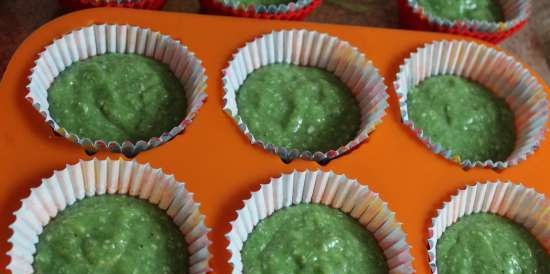 Cupcakes de coco y pistacho